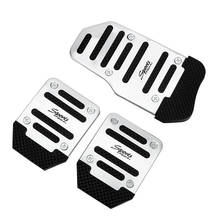 3Pcs Car Pedal Cover Set Auto Vehicle Non-slip Pedal Aluminium Alloy Car Foot Treadle Cover Pad Manual Transmission Car-styling 2024 - buy cheap