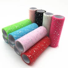 Wedding Decoration 10 Yards 15cm Glitter Sequin Tulle Roll Tutu Fabric Organza DIY Crafts Baby Shower Birthday Party Supplies 2024 - buy cheap