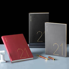 A5 Notebook 2021 Agenda Diary School Supplies Stationery Gift Planner Organizer Notepad HandBook Business Notebook and Journals 2024 - buy cheap