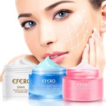 Efero creme reparação do rosto caracol, essência hidratante para o rosto, clareamento, tratamento de acne, firmamento, cuidados com o rosto 2024 - compre barato