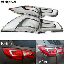 ABS Chrome Rear Tail Light Lamp Cover Trim 2Pcs/Set For 2010 2011 2012 Kia Sportage r 2024 - buy cheap