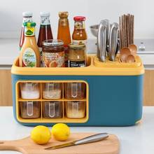 Multifunctional Seasoning Box Rack Knife Holder Chopstick Holder Condiment Rack Kitchen Seasoning Storage Storage Artifact 2024 - buy cheap