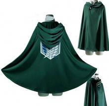 Japan Anime Attack on Titan Cosplay Figure Mikasa Levi Ackerman Cloak Shingeki no Kyojin Scouting Legion Costume Green Cape 2024 - buy cheap