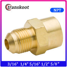 2pcs Brass Tube Fitting SAE 45 Degree Flare with Male NPT Thread Hose 2024 - buy cheap