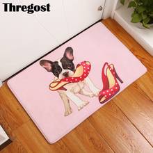 3D Print Cartoon Pet Doormat Entrance Carpet Floor Mat Kitchen Rug Indoor Bathroom Anti-Slip Carpets Door Mats Flannel 2024 - buy cheap