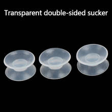 Прозрачная резиновая присоска с обеих сторон, двухсторонняя присоска-присоска для стекла, пластика 2024 - купить недорого