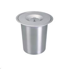 8L Tainless Steel Trash Can Flush Recessed Built-in Dustbin Trash Bin Eco-Friendly Invisible Bin For Kitchen Bar Rubbish 2024 - buy cheap