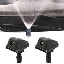 2 Pcs/Set Car Universal Friont Windshield Wiper Nozzle Jet Sprayer Kits Sprinkler Water Fan Spout Cover Washer Outlet Adjustment 2024 - buy cheap