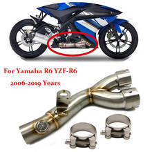 R6-sistema de escape Original para motocicleta, silenciador para Yamaha R6, YZF-R6, 2006-2016, 2017, 2018, 2019 2024 - compra barato