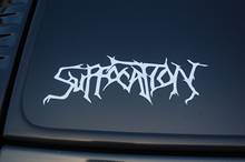 For Suffocation Vinyl Sticker Decal (V260) Death Metal Sepultura Choose Size&Color!! Car Styling 2024 - buy cheap