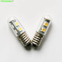 Wholesale 100 PACK 120V 220V 230V E14 1W 7*5050SMD mini led corn bulb bombilla LED for freezer refrigerator sewing machine 2024 - buy cheap