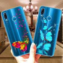 Funda blanda con mariposas de colores para Huawei, protector de silicona transparente para Huawei P40 Lite E P20 P30 Lite Pro P10 Lite Y5 Y6 Y9 2018 2019 2024 - compra barato