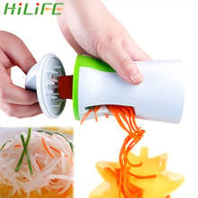 HILIFE Vegetable Spiral Blade Cutter Carrot Cucumber Slicer Chopper Spiral Funnel Vegetable Grater Handheld Spiralizer 2024 - buy cheap