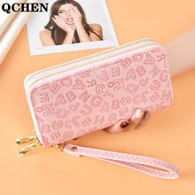 Women's Wallet Ladies long wholesale new style multifunctional large capacity mobile phone bag letter double zipper Clutch 849 2024 - buy cheap