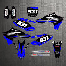 Pegatinas de números personalizadas para motocicleta, Kits de Decos para Yamaha YZF450, YZ450F, 2010, 2011, 2012, 2013, YZF, 450, 450YZF 2024 - compra barato