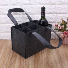 6 Bottle Wine Carrier Tote Multifunction Reusable Grocery Shopping Bag for Travel Camping Picnic Food Fruit Storage Handbag 2024 - buy cheap