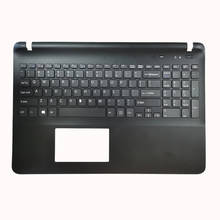 Teclado para laptop, compatível com sony vaio svf15, svf15, svf151, svf15, svf153, svf1541, svf15e, com descanso para as mãos 2024 - compre barato