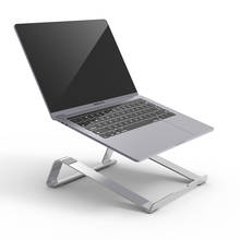 Soporte de aleación de aluminio para ordenador portátil, accesorio de silicona antideslizante, para Macbook Air Pro 13 15 2024 - compra barato