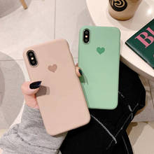 Phone Coque For iPhone 11 Pro XS Max X XR 6 6s 7 8 Plus X XR Case Cover Fundas Apple Candy Colorful Love Heart Couple Soft Shell 2024 - buy cheap