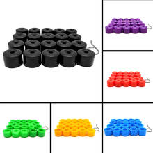 20Pcs Car Wheel Cover Hub Nut Bolt Covers Cap 17mm Auto Tyre Screws For Volkswagen For Golf MK4 Exterior Protection Accessories 2024 - buy cheap