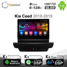 Ownice-Radio Multimedia con GPS para coche, Radio con reproductor, Android 10,0, 2018x2019, vídeo, Audio, unidad K7, viene 6G + 1280G, para Kia Ceed 720-128 2024 - compra barato