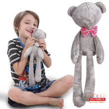 Плюшевый медведь, комфортная кукла для сна, плюшевые игрушки, гладкий поддельный медведь, детская Спящая кукла, рождественские подарки, 42 см, ребенок 2024 - купить недорого