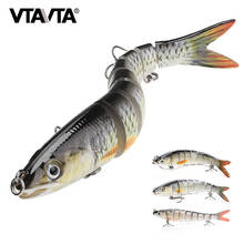 VTAVTA 26g/23g/19g hundimiento de Lucio Wobblers pesca señuelos cebo Artificial duro negro Minnow Crankbaits señuelo de aparejos de pesca Wobbler 2024 - compra barato