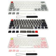 2021 New 61 Keys Keyset Double Color PBT Thick Keycap for GK61 SK61 Mechanical Keyboard 2024 - buy cheap