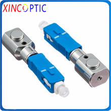 SC Round Type Bare Fiber Optic Adapter Connector SC/UPC Fiber Optic Flange Coupler Optical Fiber Conector Test Temporary 2024 - buy cheap