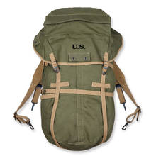 WWII WW2 US ARMY 10th Mountain Division Officer M1943, mochila de montaña, bolsa de lona, mochila para exteriores 2024 - compra barato