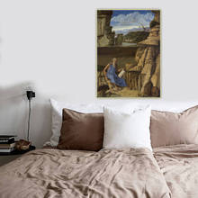 Citon Giovanni Bellini《Saint Jerome reading in a Landscape》Canvas Art Oil Painting Picture Wall Background Decor Home Decoration 2024 - buy cheap