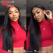 RXY 360 Lace Frontal Wig Pre Plucked With Baby Hair 250 Density Straight Lace Front Human Hair Wigs Remy Hair Lace Closure Wig 2024 - buy cheap
