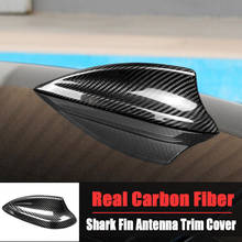 Real Carbon Fiber Style Antenna Shark Fin Aerials Trim Cover Styling For BMW E90 E92 F20 F30 F10 F34 G30 G20 F15 F16 F21 F45 2024 - buy cheap