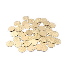 50pcs Charms Round Pendant Hammered Crafts Pendant Jewlery Diy Bohemia Earring Bracelet Necklace Jewelry Making Findings 2024 - buy cheap