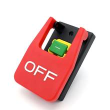 Off-On Red Cover Emergency Stop Push Button Switch 16A Power-Off/Undervoltage Protection Electromagnetic Start Switch 2024 - buy cheap
