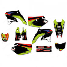Motocross KLX450R TEAM GRAPHICS BACKGROUND DECALS STICKERS For Kawasaki KLX450 2008 2009 2010 2011 2012-2015 2016 2017 2018-2022 2024 - buy cheap