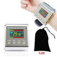 Medical Laser Therapy Watch 650nm Physiotherapy Wrist Diode LLLT for Sinusitis Diabetes Hypertension Treatment Diabetic Machine 2024 - buy cheap