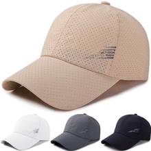 Gorra deportiva transpirable ajustable para hombre, gorro de béisbol con visera, sombrero de ocio, gorro para el sol 2024 - compra barato