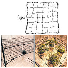 Red de enrejado de plantas elásticas flexibles de alta resistencia con ganchos para cultivo de carpas, frutas y flores, planta hidropónica de interior 2024 - compra barato