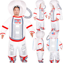 Disfraz inflable de astronauta para adultos, traje divertido de fiesta, disfraz de astronauta para Halloween, traje espaciador 2024 - compra barato