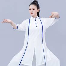 Комплект летних боевых искусств Wushu, форма для кунг-фу, одежда, китайский воин, костюм кунг-фу, наряд, меч, тайчи, одежда 11030 2024 - купить недорого