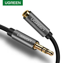 Ugreen 3.5mm Extension Audio Cable Male to Female Aux Cable Headphone Cable 3.5 mm extension cable for iPhone 6s MP3 MP4 Player 2024 - купить недорого