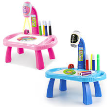 Proyector de juguete Led ligero para niños, mesa de dibujo, mesa de pintura, escritorio, manualidades, juego de mesa 2024 - compra barato
