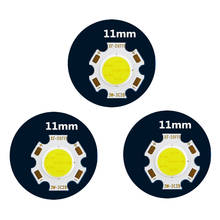 5 шт. SMD 11 мм COB Белый свет светодиодный источник света бусины для трекового освещения прожектор 3 Вт/5 Вт/7 Вт/10 Вт 2024 - купить недорого