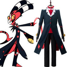 Hazbin-disfraz para Hotel de Blitzo Helluva, traje completo de jefe, uniforme de Carnaval para Halloween 2024 - compra barato