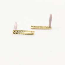 New Arrival! 21x4mm 100pcs Zinc Alloy Rectangle Ear Stud for Handmade Necklace/Earring DIY Parts,Jewelry Findings & Components 2024 - buy cheap