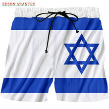 Das Mulheres Dos Homens de verão Calções Desportivos 3D Impresso bandeira de Israel Homme Casual Board Shorts Confortável elástico na cintura Shorts De Basquete 6XL 2024 - compre barato