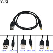 YuXi USB 2.0 to DC Barrel Power Cable 5.5*2.1mm 5.5x2.1mm 3.5*1.35mm 4.0*1.7mm  Plug DC Power Adapter Cord 2024 - buy cheap