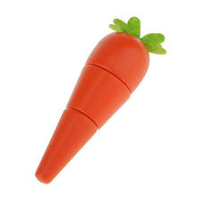 Деревянная Магнитная морковка для детей дошкольного возраста кухня резка еда ролевые игры игрушки красный 2024 - купить недорого