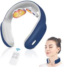 Neck Massager with Heat Smart Electric Pain Relief Tool Health Care Relaxation Cervical Vertebra Physiotherapy Portable 4D 2024 - buy cheap